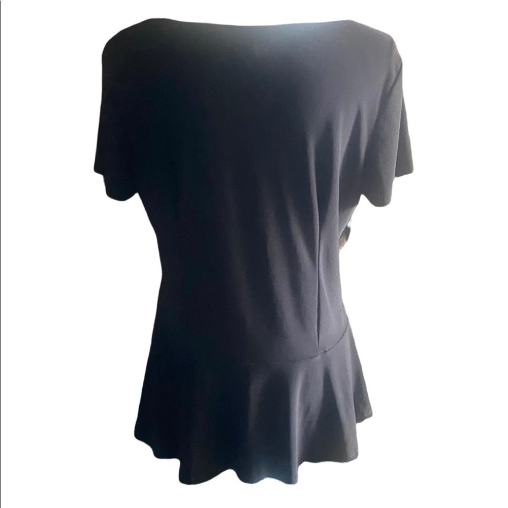 NWOT-AVITAL-PEPLUM TOP - Picture 4 of 7
